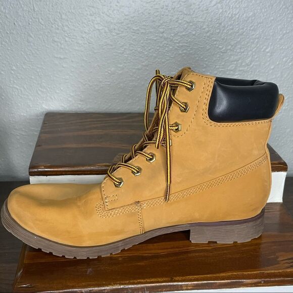 Rock & Candy Tan Bulldozer Boots Size 7.5 - Picture 4 of 13